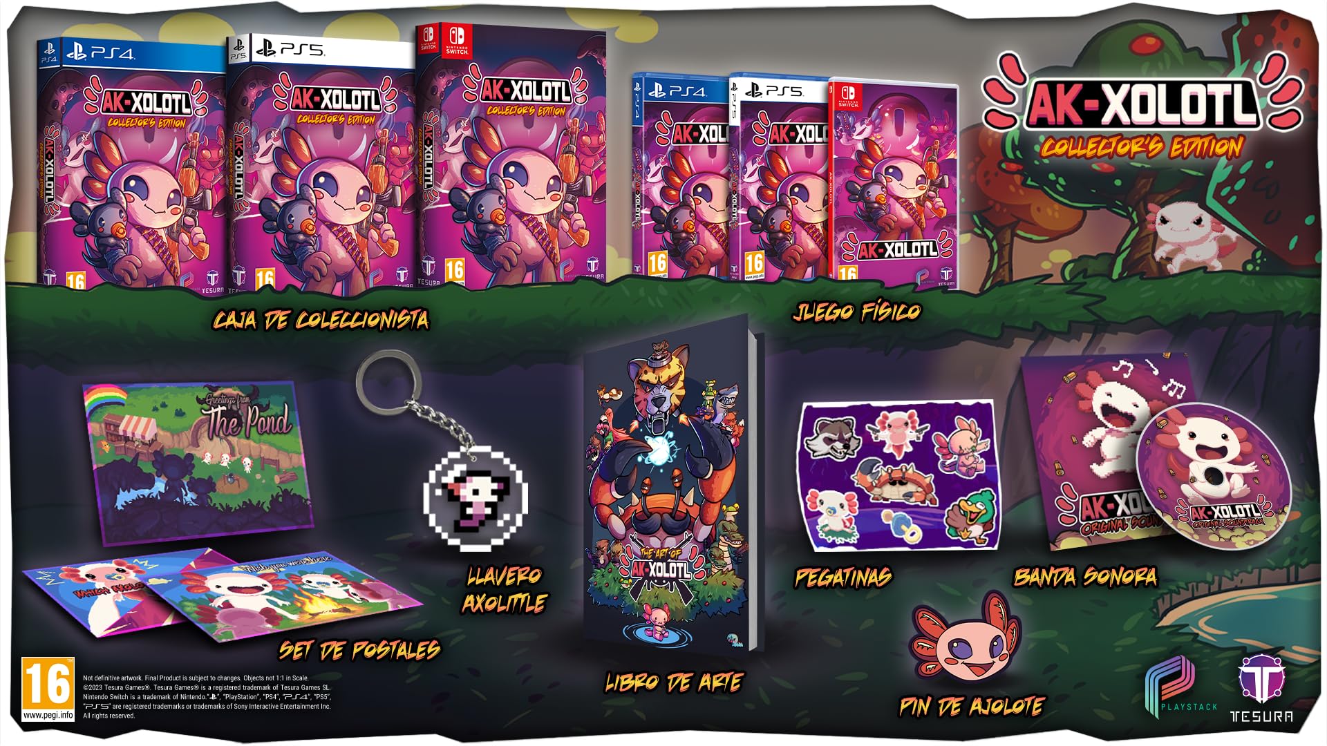 Ak-Xolotl Collector'S Edition PS5 - PAL ESP - Nuevo Ak-Xolotl Collector'S Edition PS5 - PAL ESP - Nuevo